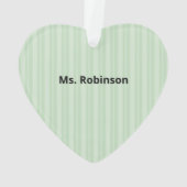 アート先生ありがとうApple オーナメント (裏面)