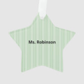 アート先生ありがとうApple オーナメント (裏面)