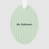 アート先生ありがとうApple オーナメント (裏面)