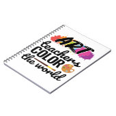 アート先生が世界を彩る先生 ノートブック (左側)