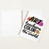 アート先生が世界を彩る先生 プランナー手帳 (ディスプレー)