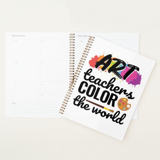 アート先生が世界を彩る先生 プランナー手帳 (ディスプレー)