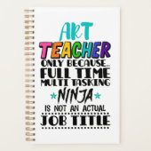 アート先生はフルタイムのタスク数々の処理のみ プランナー手帳 (正面)