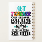 アート先生はフルタイムのタスク数々の処理のみ プランナー手帳 (裏面)