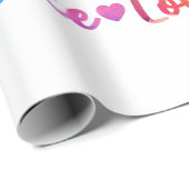 アート先生アーティストと画家のための平和ラブアート ラッピングペーパー (ロールコーナー)