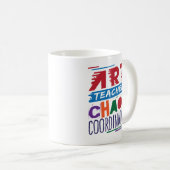 アート先生カオスコーディネーター コーヒーマグカップ (正面右)