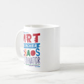 アート先生カオスコーディネーター コーヒーマグカップ (正面左)