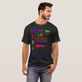 アート先生カラーザワールド先生 Tシャツ (正面フル)