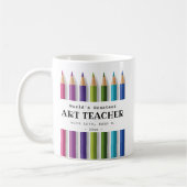 アート先生ギフトアイディアパーソナライズされた コーヒーマグカップ (左)