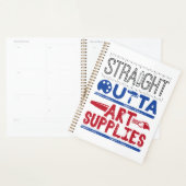 アート先生ストレートアウトタアートサプライ プランナー手帳 (ディスプレー)