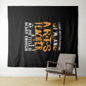 アート先生ハロウィンおもしろいの衣装 タペストリー (インサイチュ(横))