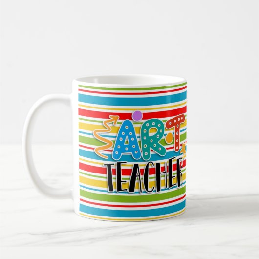 アート先生マグ コーヒーマグカップ (左)