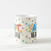 アート先生マグ コーヒーマグカップ (中央)