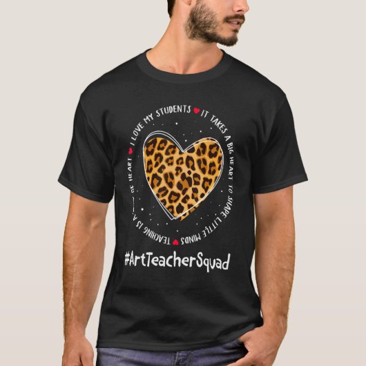 アート先生分隊の管理感謝の週に戻る Tシャツ (正面)