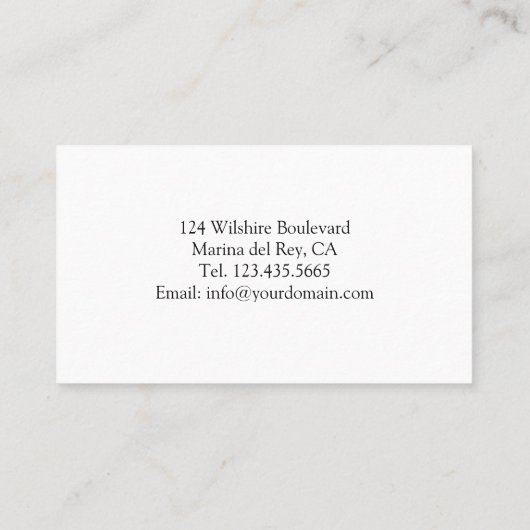 アート先生子供へARTS & CRAFTS 名刺 (裏面)