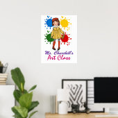 アート先生教室へようこそ – SRF ポスター (ホームオフィス)