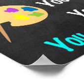 アート先生教室ポスター ポスター (角)