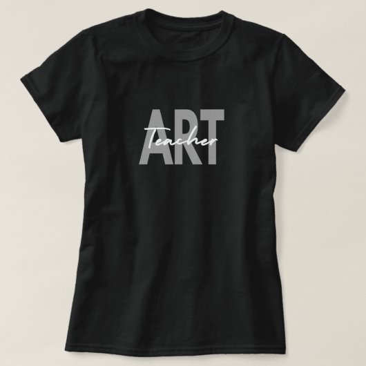 アート先生画家アートラバー Tシャツ (デザイン正面)