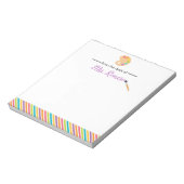 アート先生絵画アーティストのパレット文房具 ノートパッド (回転)