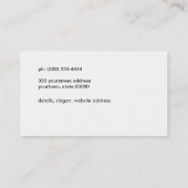 アート先生、新学期、アート用品、アート 名刺 (裏面)