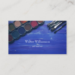 アート先生、新学期、アート用品、アート 名刺