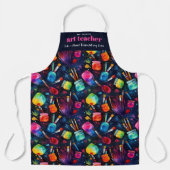 アート先生 |通常のモノグラム先生 エプロン (正面)