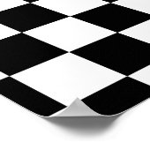 アート光白黒コントラスト ポスター (角)