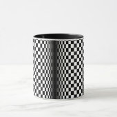 アート光白黒コントラスト マグカップ (中央)
