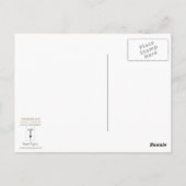 アート写真に出会うグリーンアノール・リザード ポストカード (裏面)