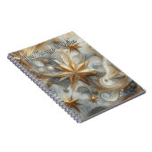 アート冬の風景と雪と氷の結晶をキャプチャ ノートブック (右側)