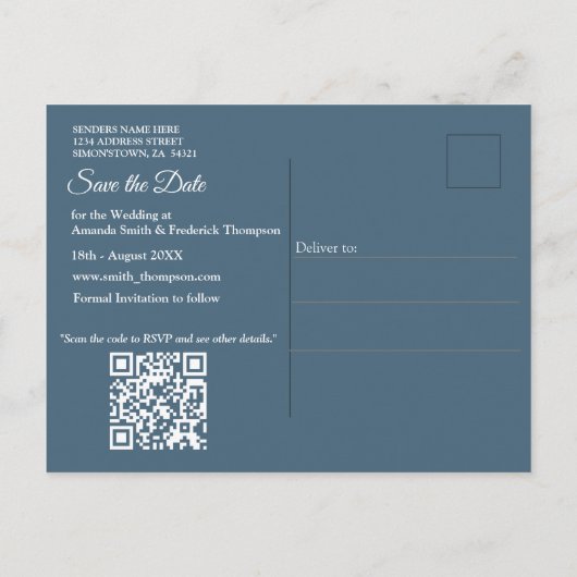 アート冬の風景と雪と氷の結晶をキャプチャ 案内ポストカード (裏面)