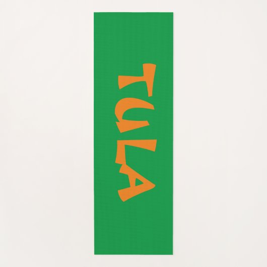 アート及びデザインスケートボード ヨガマット (正面)