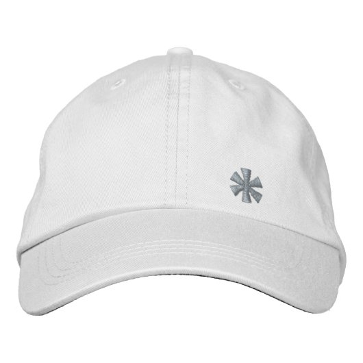 アート及びデザインスタイル刺繍キャップ 刺繍入りキャップ (正面)