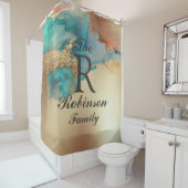 アート名前をカスタムする シャワーカーテン (インサイチュ)