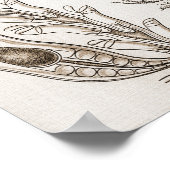 アート型枠イン自然- Ernst Haeckel ポスター (角)