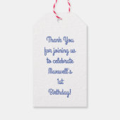 アート子供の誕生日絵を描パーティー ギフトタグ (裏面)