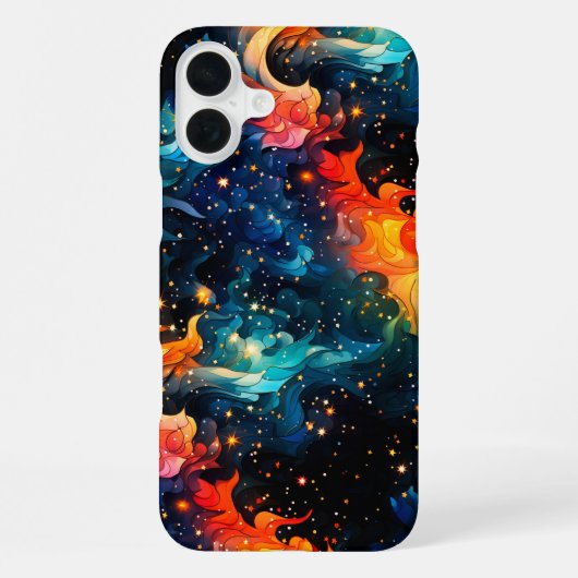 アート宇宙デザイン iPhoneケース (裏面)