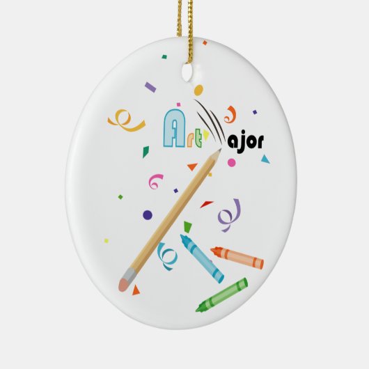 アート専攻のオーナメント セラミックオーナメント (右)