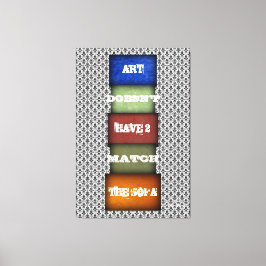 アート引用文名と署名済み2 キャンバスプリント