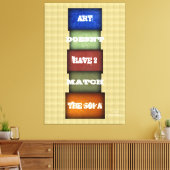 アート引用文3名および署名済み キャンバスプリント (インサイチュ (リビング))