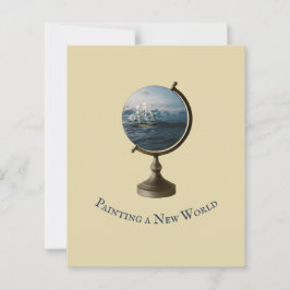 アート引用文「新しい世界を描く」コラージュ・アート