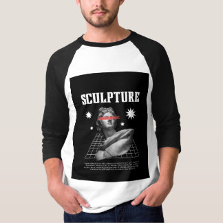 アート彫刻 グラフィックTシャツ | お洒落 アート Tシャツ