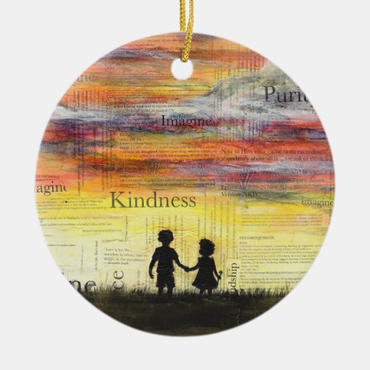 アート想像オーナメント セラミックオーナメント (正面)