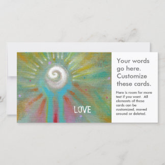 アート感動的カラフルモダンおもしろい希望の愛