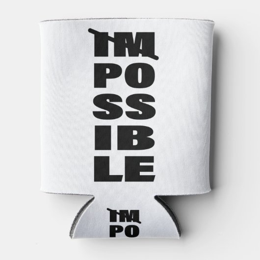 アート感動的引用文アート無限の可能性 缶クーラー (正面)