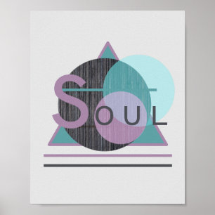 アート感動的「SOUL」ポスター ポスター