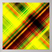 アート抽象芸術の対角線パターンの背景 ポスター (正面)