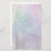 アート抽象芸術の水彩の背景(紙2) 便箋 (正面/裏面)