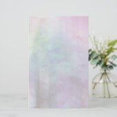 アート抽象芸術の水彩の背景(紙2) 便箋 (スタンド正面)