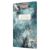 アート抽象芸術インク金ゴールドグリッター名と件名 クリップボード (左)